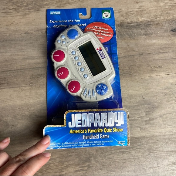 Jeopardy Handheld Game Second Edition 2005 Hasbro Parker Brothers NEW Sealed - Picture 1 of 8